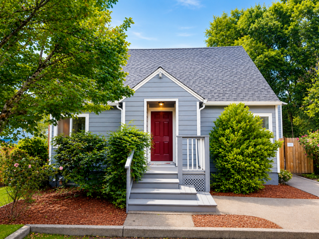 Front of the house